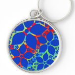 Bright Multi-Color Flowers, template Key Chains