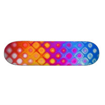 Bright Multicolor Abstract Skateboard