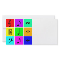 bright music symbols