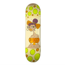 Bright N' Happy (J.I.M. Artwork) Skateboard