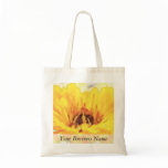 Bright Orange Calendula Blossom Tote Bags