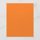 Bright Orange Flyer