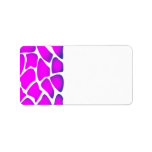 Bright Pink Pattern Custom Address Labels