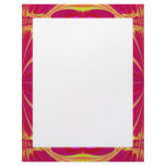 bright pink yellow letterhead design