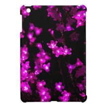 Bright Purple Flowers with White Centers iPad Mini Covers