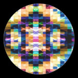 Bright Raibow Diamond - Meditation mandala V6 stickers
