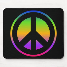 Bright Rainbow Mouse Pad