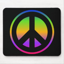 Bright Rainbow Mouse Pad