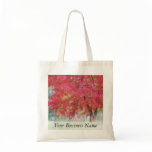 Bright Red Autumn Maple Leaves In The Meadow Bag