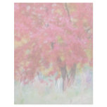 Bright Red Autumn Maple Leaves In The Meadow