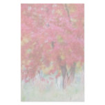 Bright Red Autumn Maple Leaves In The Meadow