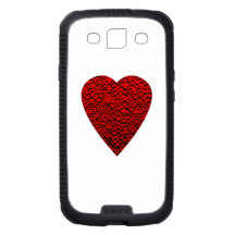 Bright Red Heart Picture. Galaxy SIII Case