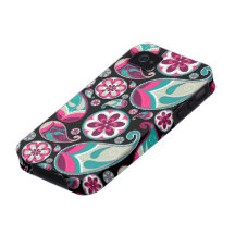 Bright Retro Paisley iPhone 4/4s Case
