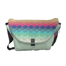 Bright Scallop Summer Pattern Rickshaw Bag Commuter Bag