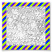 Bright Stripes Frame Photo