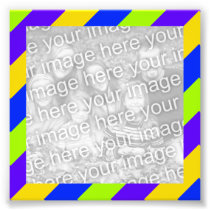 Bright Stripes Frame Photo