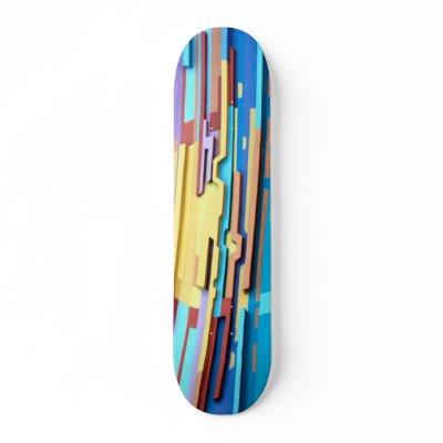 Bright Sun Art Design Skateboard by TeeShirtsTShirts