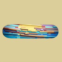 Bright Sun Art Design Skateboard skateboards
