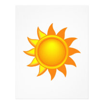 Bright Sun Customized Letterhead