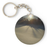 Bright Sun on Fresh Snow Key Chain