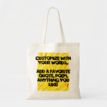 Bright Sunny Yellow Abstract Art Background Bags