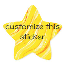 Bright Sunny Yellow Abstract Art Background