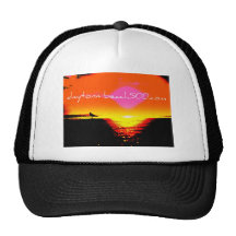 Bright Sunrise Daytona Beach Mesh Hat