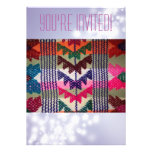 Bright Ugly Sweater Christmas Party Card