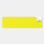 Bright Yellow Background Bumper Sticker