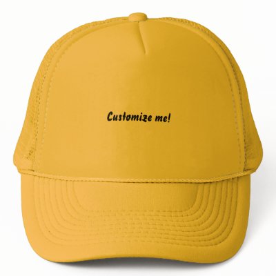 Bright yellow baseball hat by XLtees