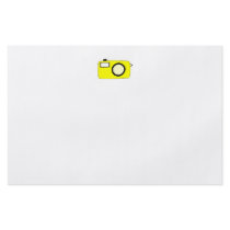 Bright Yellow Camera. On White. Flyers