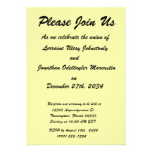 bright yellow DIY custom background template Card