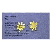 Bright Yellow Flowers Business Cards