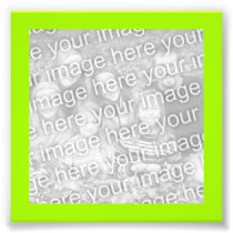 Bright Yellow Green Frame Photo