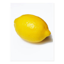 Bright Yellow Lemon Postcards
