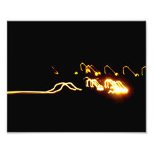Bright Yellow Lights Art Photo
