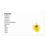 Bright Yellow Witch Business Card Templates