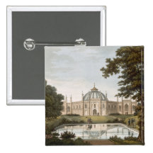 Brighton Pavilion: Proposed view of the garden wit Pinback Buttons