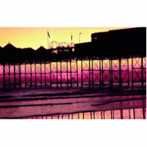 Brighton Pier at sunset, Sussex, England Cut Out