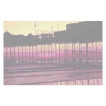 Brighton Pier at sunset, Sussex, England Stationery Design