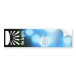 Brights Banner Bumper Sticker