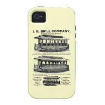 Brill Company Streetcars and Trolleys iPhone 4/4S Cover
