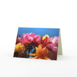 Brilliant Dahlias Easter Greeting Card