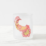 Brilliant Peacock Frosted Mug