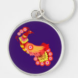 Brilliant Peacock Key Chain