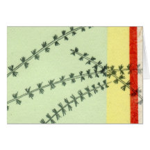 Brindilles #3 de griffonnage carte de vœux