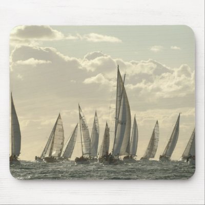Brindisi to Kerkira regatta Mousepad by fotoregata
