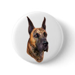Brindle Great Dane Bust Pins