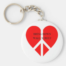 Bring Down Wall Street Key Chains
