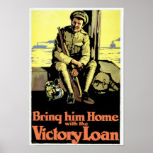 Bring him Home with the Victory Loan Posters